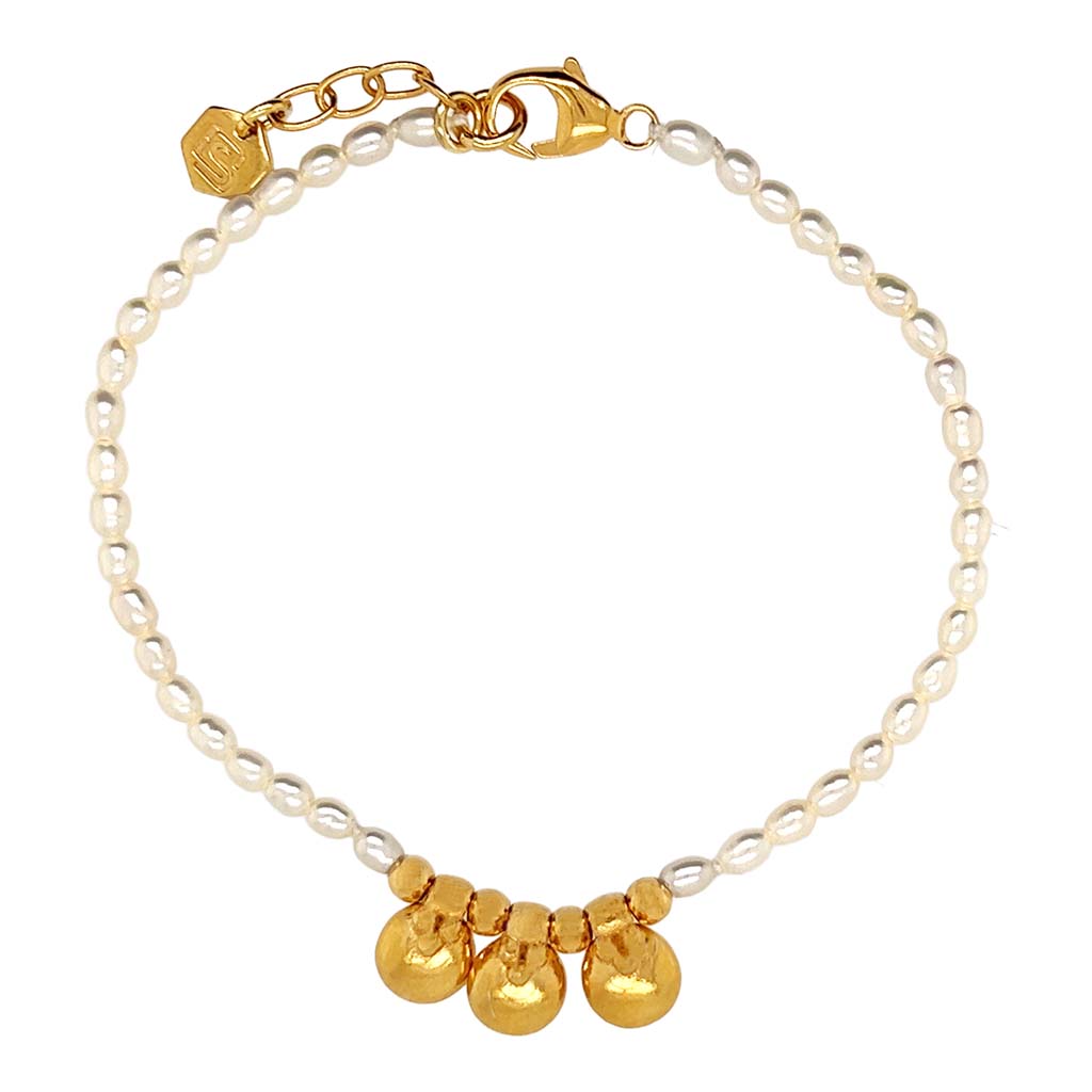 Armband Apartly Perle Gold