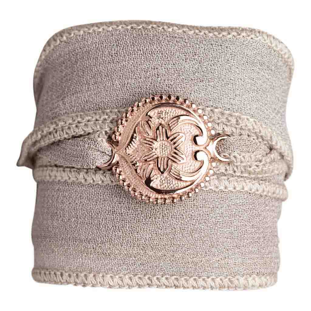 Armband Filipa Rosé Gold Grau