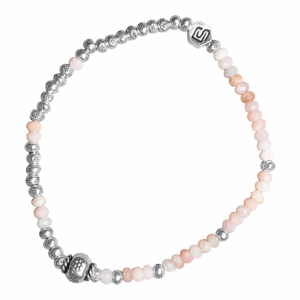 Armband Natural Opal Silber