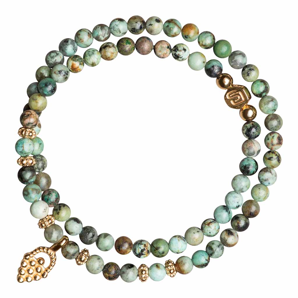 Armband Rising Türkis Gold