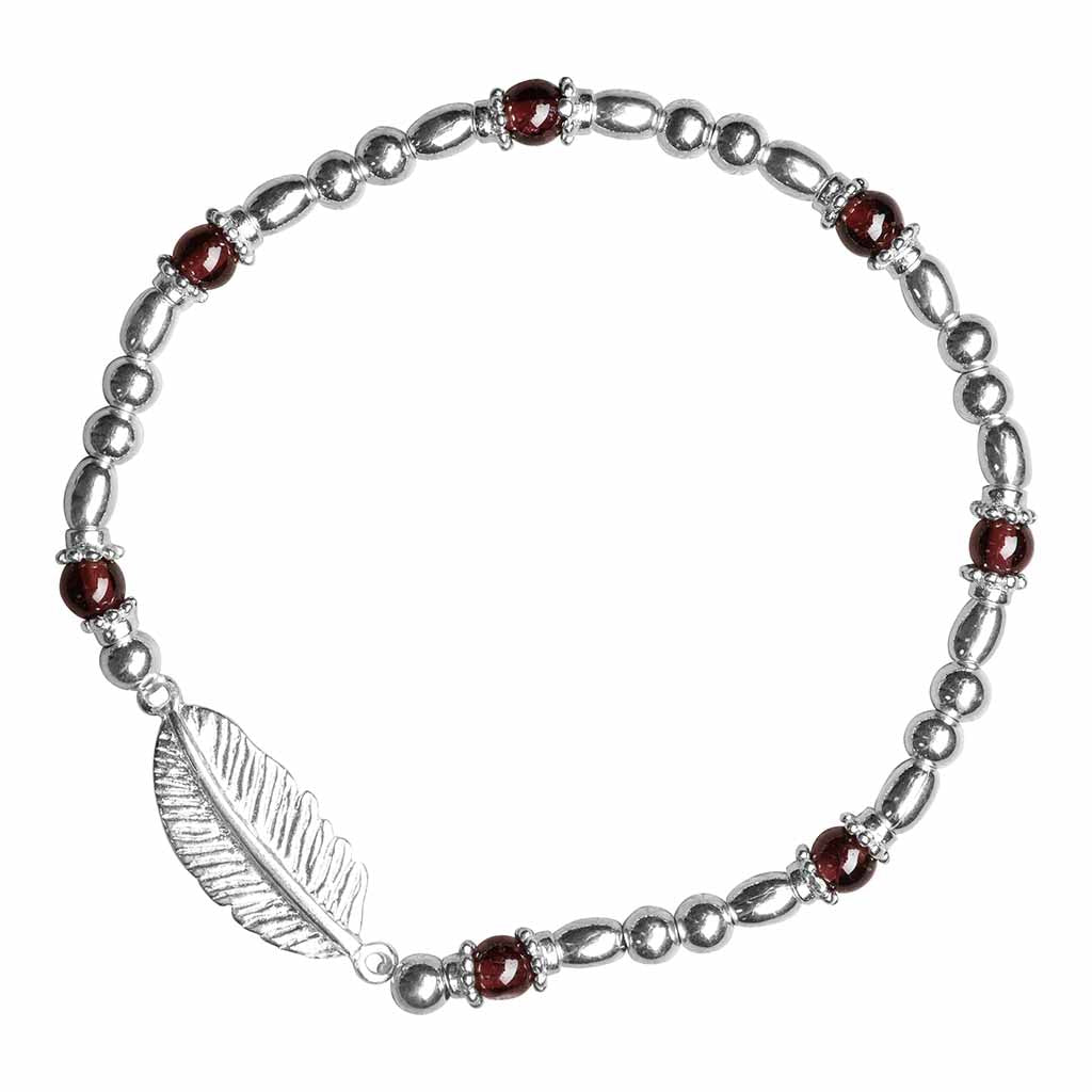 Armband Vera Granat Silber