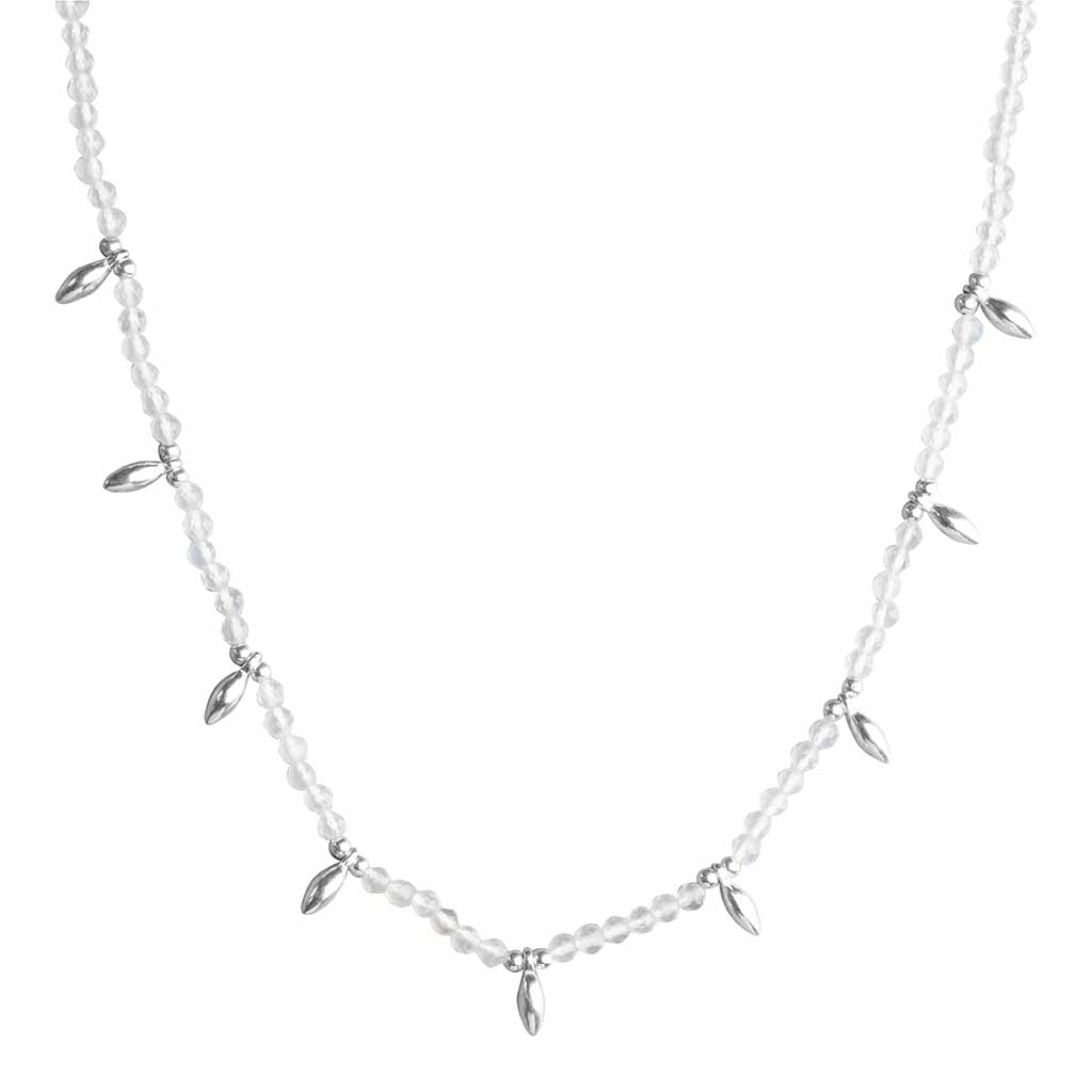 Halskette Charming Chalcedon Silber