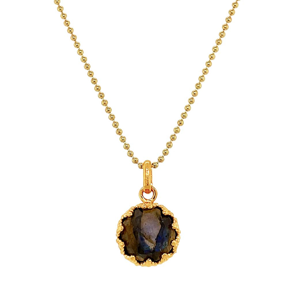 Halskette Maria Labradorit Gold