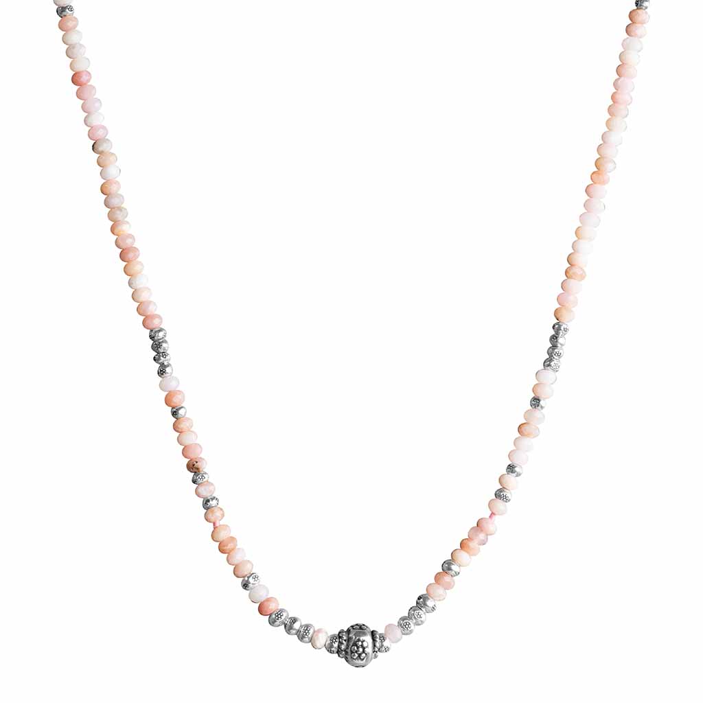 Halskette Natural Opal Silber