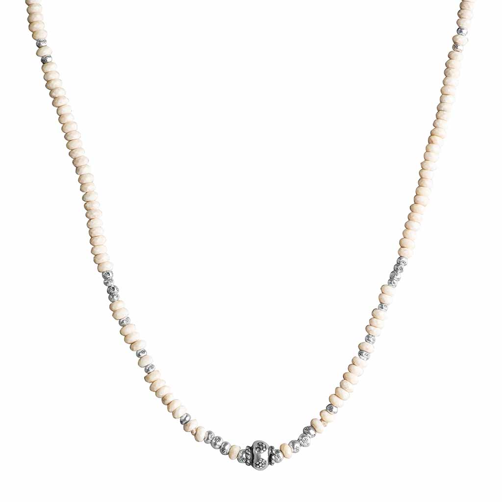 Halskette Natural Riverstone Silber