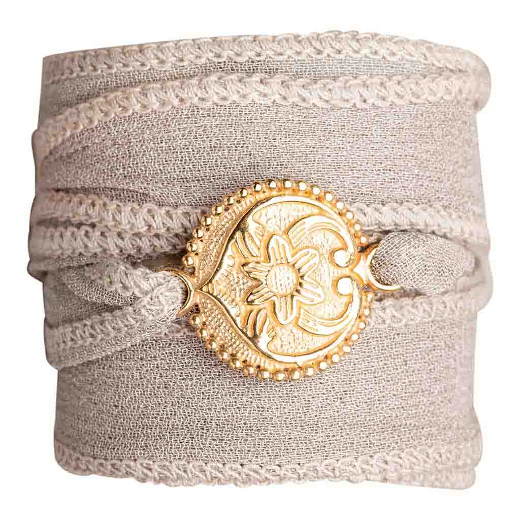 Armband Filipa Gold Grau