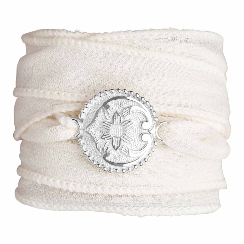 Armband Filipa Silber Crème