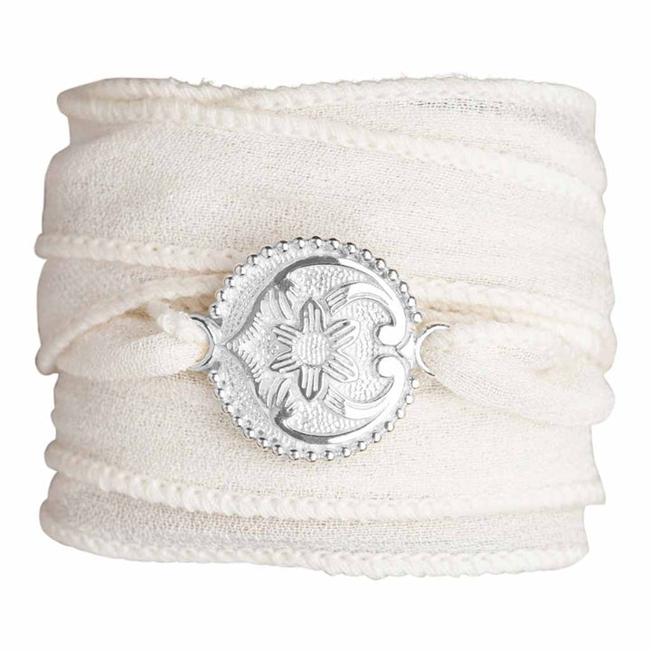 Armband Filipa Silber Crème