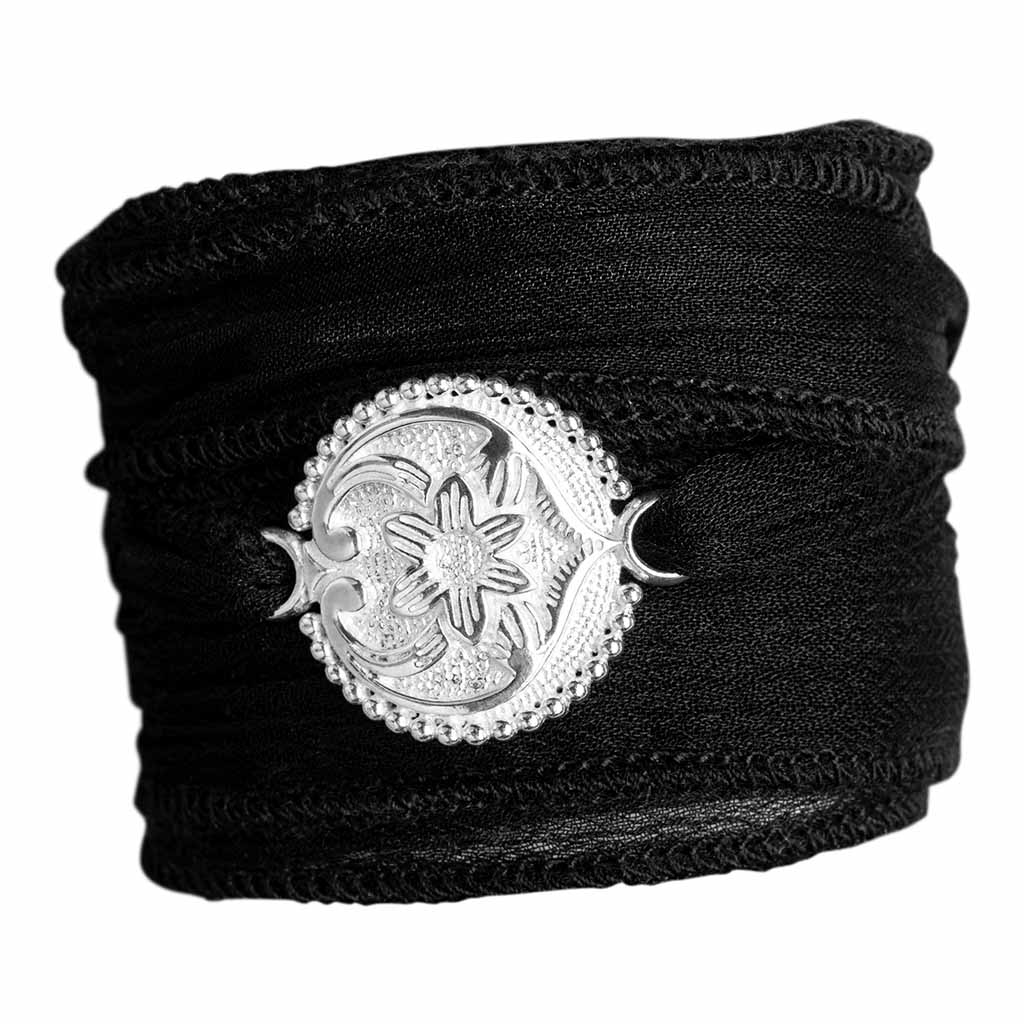 Armband Filipa Silber Schwarz