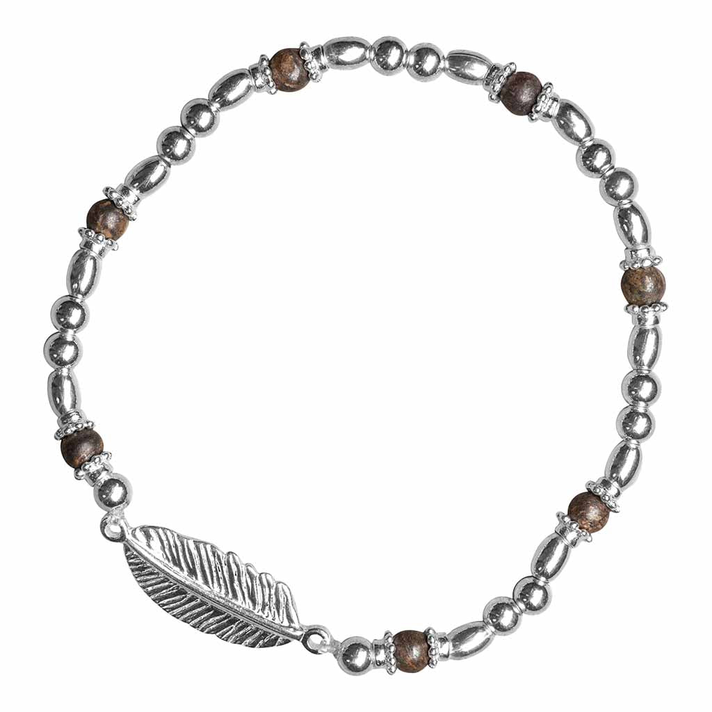 Armband Vera Bronzit Silber