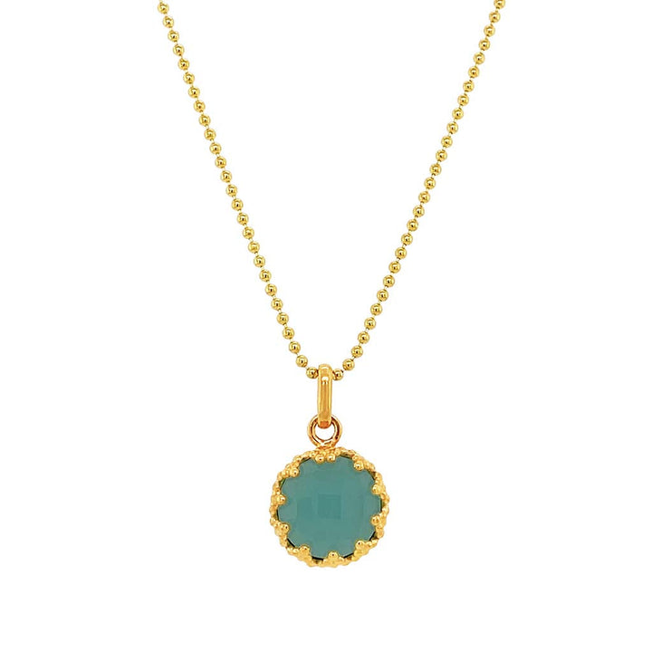 Halskette Maria Chalcedony Gold