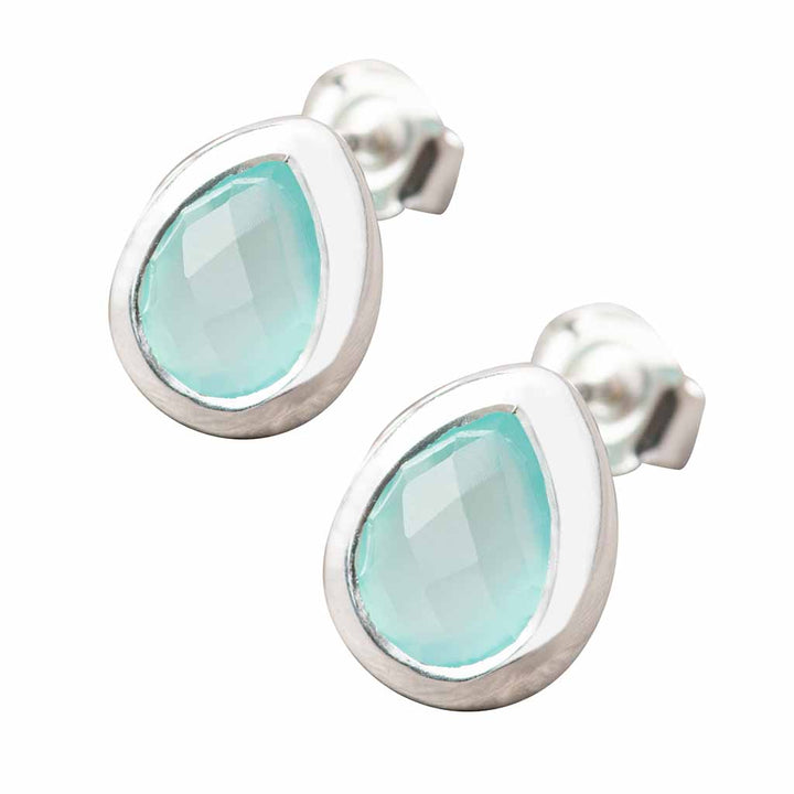 Ohrstecker Kaila Chalcedony Silber