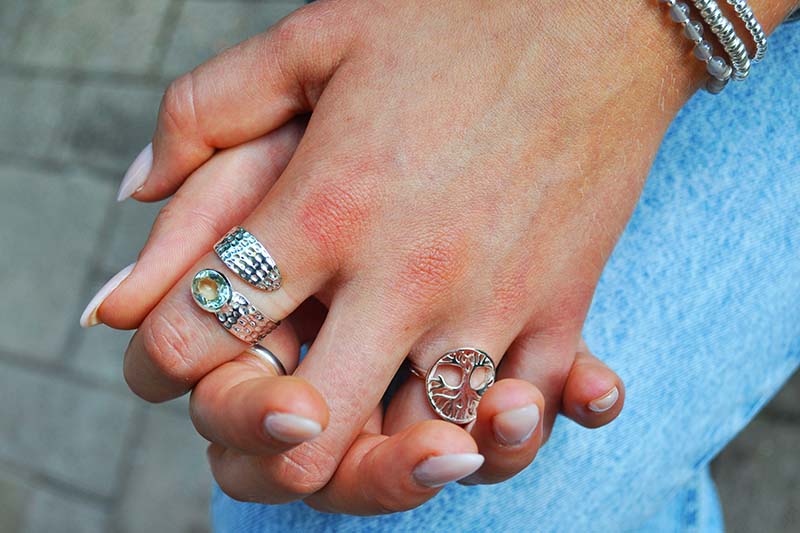 Ring Linn Amethyst Silber